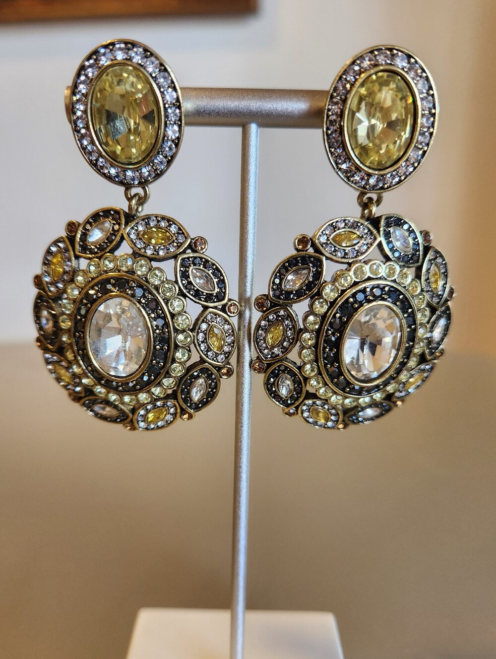 Heidi Daus "Enchante" Dangle Earrings